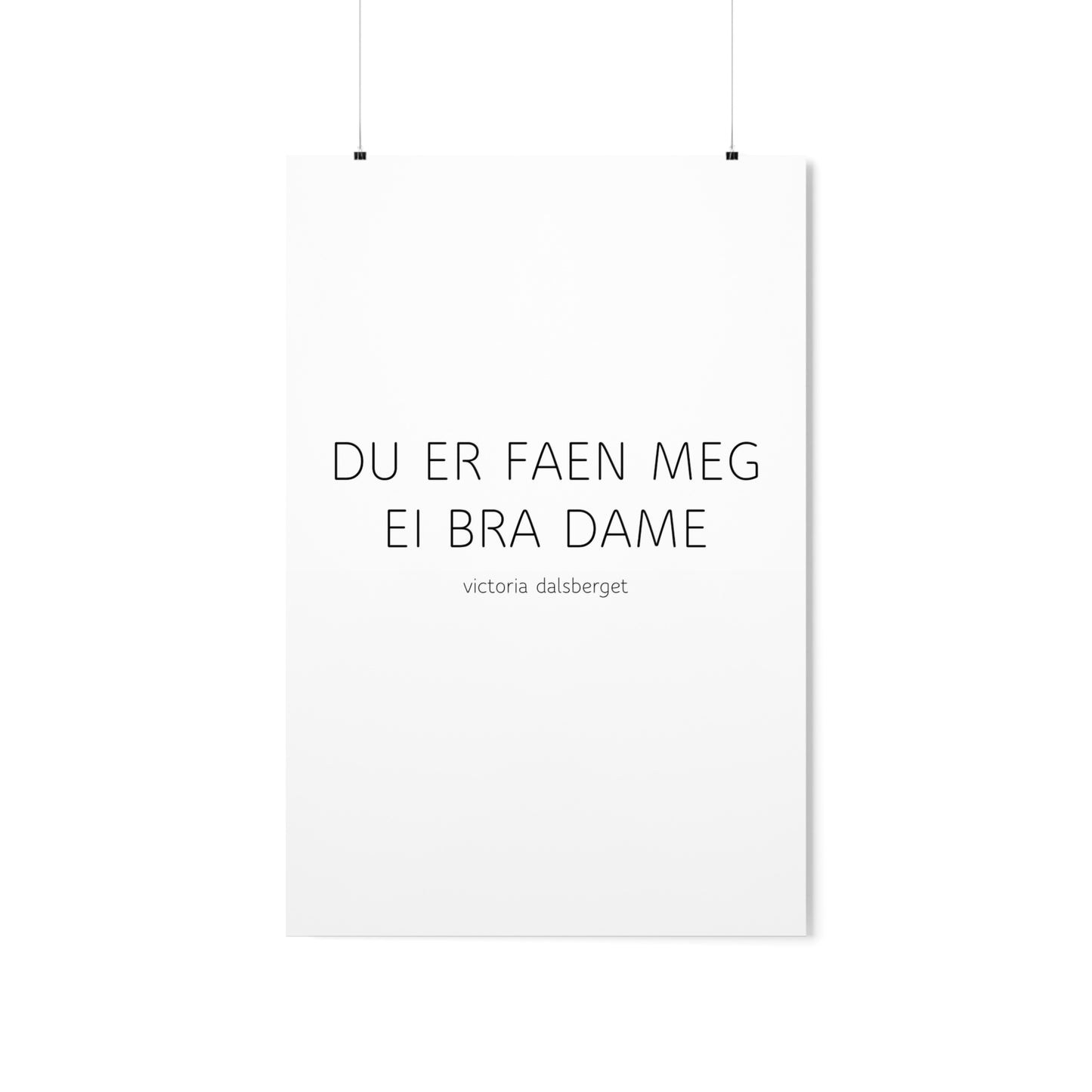 Plakat «BRA DAME»